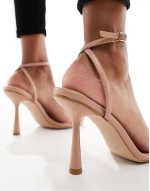 Simmi London Damira strappy barely there sandal in beige