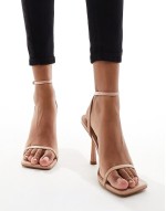 Simmi London Damira strappy barely there sandal in beige