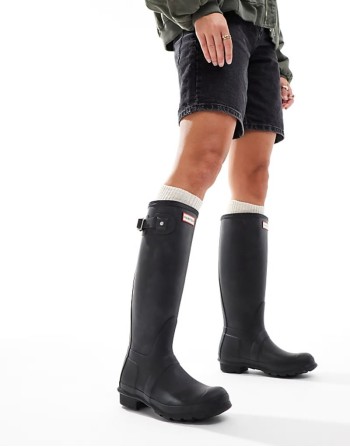 Original tall wellington boots in black