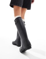 Original tall wellington boots in black