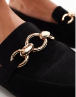 Loss-Making Felicity pointed flat shoes in black