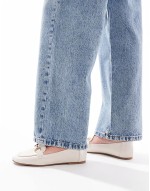 Nori buckle detail loafer in cream